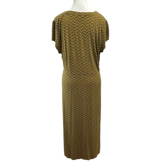 Boden Alberta Tuscan Sun Short Sleeve Jersey Dress Size UK 18 US 14 LONG - Picture 2 of 13